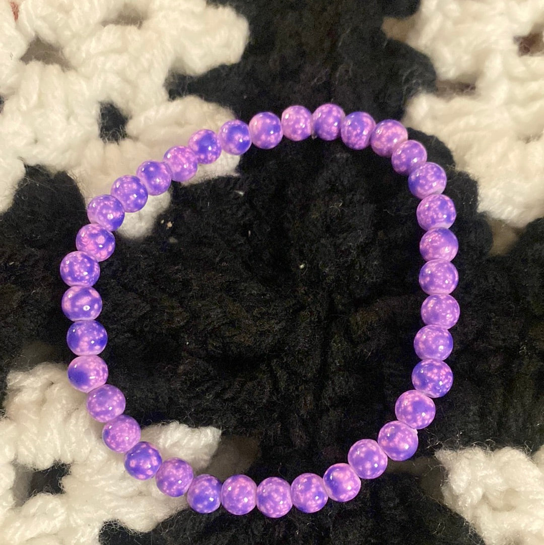 Purple with Pink Bracelet