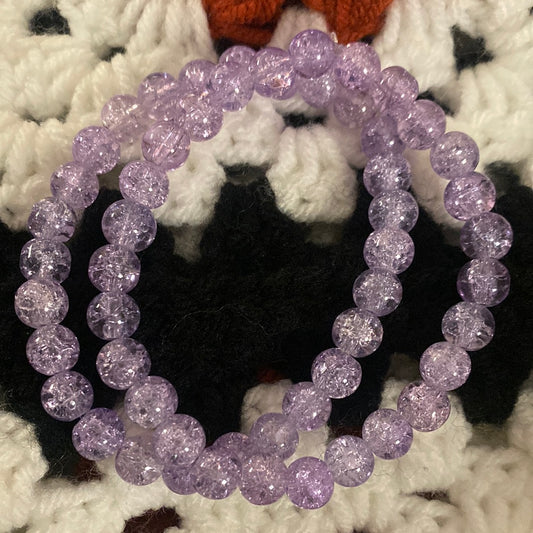 Light Purple Bead Bracelet