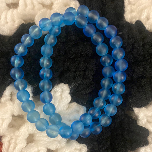 Matte Blue Bracelet